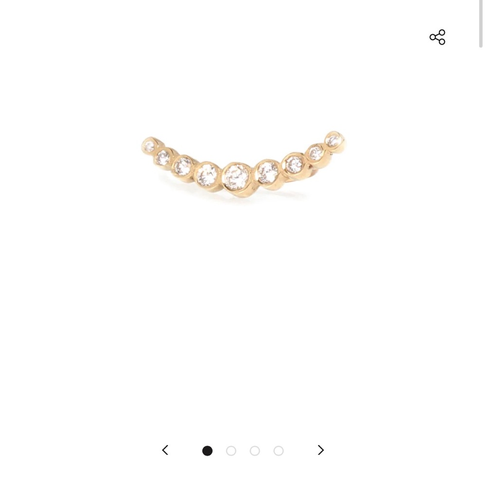 Zoe chicco diamond ear cuff/ shield